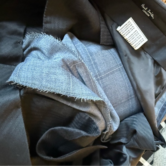 Paul Smith Grey Windowpane Suit Size 38 - Picture 11 of 11